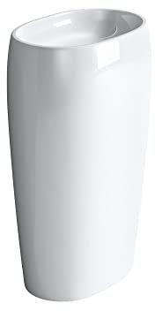 doporro freistehendes Standwaschbecken BTH: 53.5x36x88cm Colossum32 Design-Standwaschbecken aus Gussmarmor Waschtisch Waschplatz