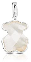TOUS Colgante de Plata para Mujer con Motivo de Oso, 1.5 cm, Elegante y Simple, Colección Color.