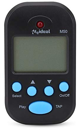 Digitales Metronom M50 Ansteckmetronom Elektronisches Metronom Taschenmetronom Geeignet für Gitarre, Klavier, Violine, Schlagzeug und andere Instrumente