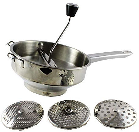 Wurko - Pasapurés inoxidable 20 cm 3 discos Gorem