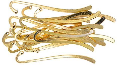 freneci 20x Antike Designs Metall Lesezeichen Lesezeichen Mit Haken Schmuck Befunde DIY - antikes Gold