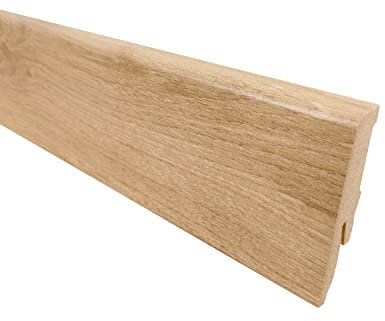 Laminat Sockelleiste TRECOR® Timber Oak, Format: 58 x 19 x 2600 mm - Sie kaufen 1 Stück mit 260 cm Länge (Sockelleiste | 260 cm, Timber Oak)