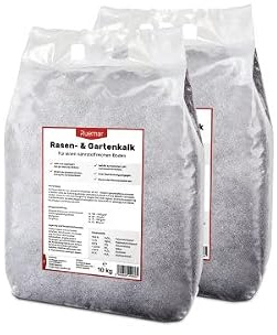 Ruemar Rasen- und Gartenkalk fein gekörnter kohlensaurer Kalk 30 kg (2 x 15 kg)