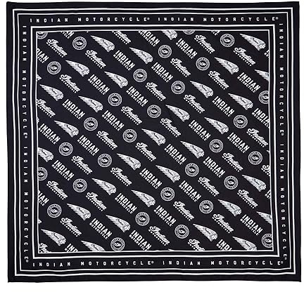 Indian Motorcycle Logo Bandana Black - 2833374,Black
