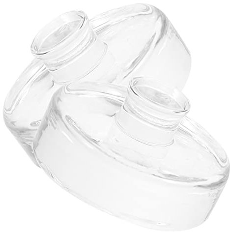 OUNONA 2 Stück Fermentierte Glasgewichte Multifunktionsdeckel Glastopfdeckel Und Gewichte Einmachdeckel Mit Breiter Öffnung Gärkiesel Gewichte Für Tankgriffe