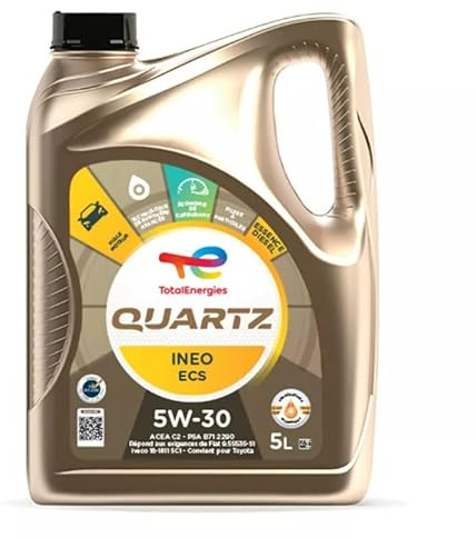 TERAM LOISIRS/Olio Lubrificante per Motore Auto TOTAL QUARTZ INEO ECS 5W-30 Bidone 5 Litri / 213771