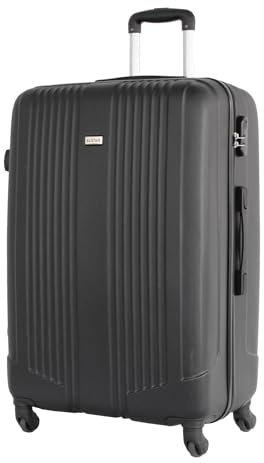 ALISTAIR Airo Lite Valise Grande Taille 75cm - Marque Française - Garantie 2 Ans en France - Noir