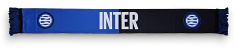 Inter Sciarpa Nuovo Logo Poliestere, Diverse Colorazioni Sciarpa Celebrativa Unisex - Adulto (Pacco da 1)