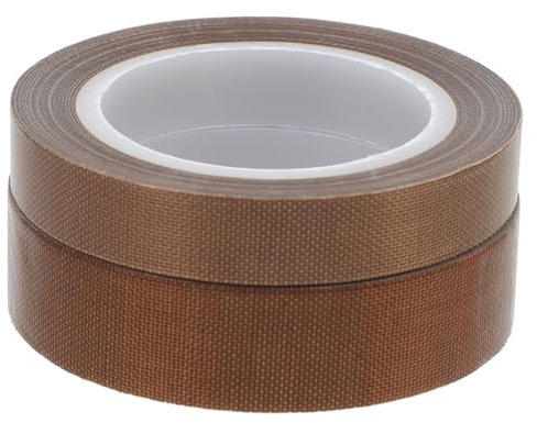HOMOCONO 2rollen Hochtemperatur Ptfe Klebeband Hitzebeständiges Dichtband Für Vakuumiermaschine Pro Rolle Robust Und Vielseitig Einsetzbar Für Isolierungen Und Lebensmittelverpackungen