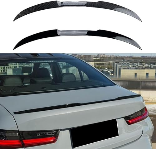 WangjunF Auto Kofferraum Heck Spoiler für BMW 3 Series G20 320i 325i 330i 2019+, Spoiler Heckspoiler Heckflügel Car Tuning Accessories,Black