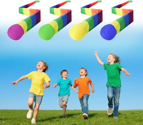 NCTNCX Schweifball Kinder 4 Stück Kometenball Wurfball | Kinder Wurfspielzeug, Für Innen- und Außenbereich