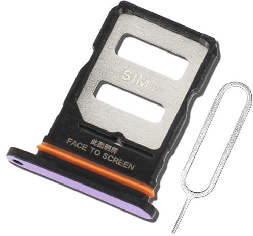 ExtKry Porta SIM per Xiaomi Redmi Note 14 Pro+ Plus 5G Vassoio SIM,Viola | Qualità originale slot SIM porta scheda slot scheda SIM vassoio porta per scheda SIM con pin espulsione.