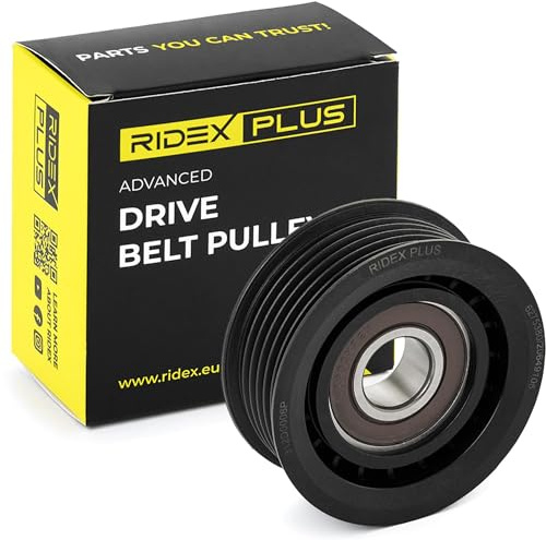 RIDEX PLUS 312D0006P Umlenk- / Führungsrolle Keilrippenriemen mit Rillen Kompatibel mit AUDI A4 Avant 8K5, B8 6507720AA 5184638AC 6012001070