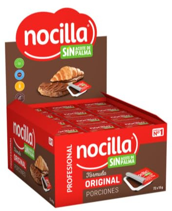Pâte à Tartiner Original, Portions Individuelles, 72 Unités de 15g, pour Fêtes et Goûters