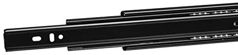 SOTECH 2 Paar (4 Stück) Vollauszüge KV3-45-H45-L600-NF schwarz 600 mm | Kugelführungen kugelgelagert Tragkraft 45 Kg