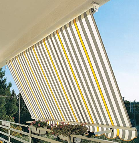 Tenda da sole Tempotest - con Ganci o con Braccetti in alluminio. Adatta per balconi. Made in Italy