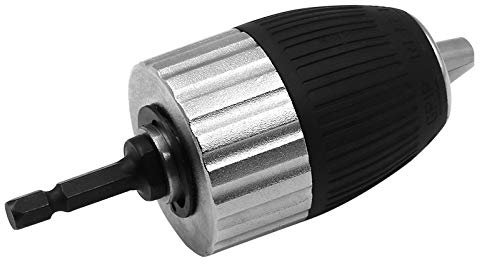 ArtisanShow 2-13mm 3/8-24UNF Keyless Drill Chuck Heavy Duty Impact Driver Drill Chuck Impact Driver Chuck with SDS Adaptor 3 Jaw Chuck Quick Release Conversion Power Hand Tools Gift for Machinist