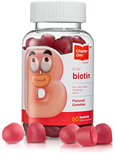 Zahler Chapter One Biotin Gummies, Hair Skin and Nails Fortifying Biotin, Certified Kosher, 60 Flavored Gummies