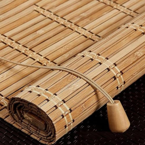 Tende a rullo in bambù naturale,tende oscuranti, tenda decorativa anti-UV antipolvere, per interni/esterni/giardini, personalizzabile