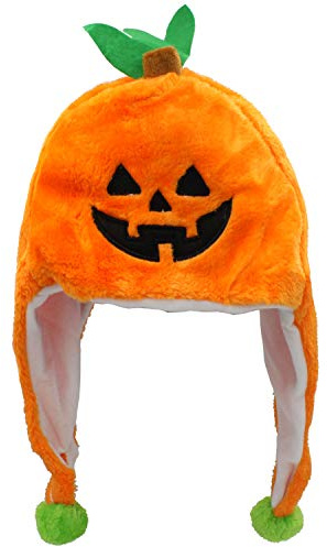 Glamexx24 Plysch djur öronhatt djurmössa kostym karneval keps pingvin tiger cosplay barn, Halloween pumpa, En Storlek