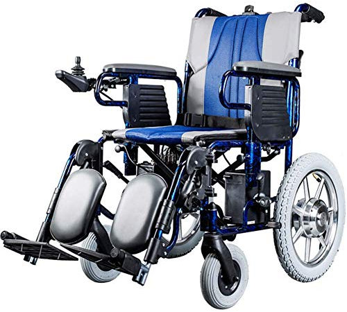 Fauteuil Roulant de mobilité électrique Pliable et Portable, Fauteuil électrique léger ; Fauteuils roulants motorisés par Manette, Scooter, pour Personnes âgées handicapées, Portable