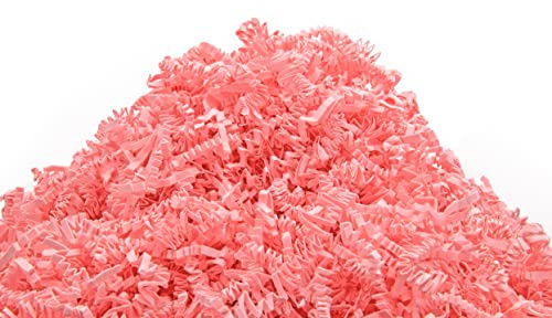 YOTEI SPIRIT® 150g Geschreddertes Rosa Papier für Geschenkbox – Füllmaterial für Pakete, Körbe, Boxen und Verpackungen - Schutz und Dekoration (150g, Rosa)