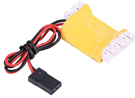 Yosoo Health Gear RC blinkande ljus, 8 LED-belysningssystem kit 4–6 V, simulering blinklampor, RC flygplan helikopter 2,4 G sändare