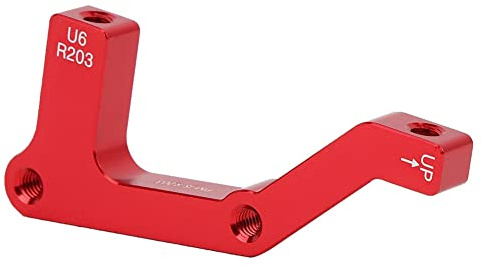 Hapivida Scheibenbremsen Adapter, B-F203 Fahrrad Scheibenbremsen Halterungs Adapter Vorderer Bremssattel Fahrrad Scheibenbremsen Halterungs Konverter für 203 mm/8 Zoll Vorderradgabel MTB Mountainbike