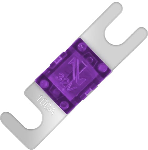 SeKi Mini ANL - Fusible plano para coche, camión, moto, barco, HiFi, 4 unidades