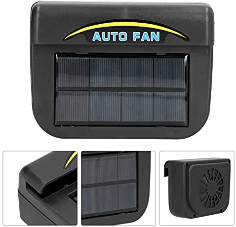Refroidisseur de Ventilation de Voiture, Énergie Solaire, Ventilateur d'Extraction, Désintoxication, Désodorisation, Désembuage