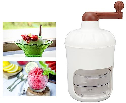Tritaghiaccio Manuale, Tritaghiaccio Portatile a Manovella Macchina per Cocktail Macchina per Granita Macchina per Cuccioli Macchina per il Ghiaccio Macchina per Gelato Macchina