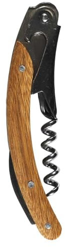 COOK CONCEPT, KA0333, Elegante sacacorchos de Madera de Acacia, Essential Accessory for aperitifs and Wine tastings, diseño ergonómico, Mecanismo de precisión, marrón, tamaño estándar
