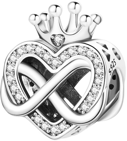 NUJIFFY 925 Silber Charms Anhänger für Armband Kaffee Buch Beads Charm Herz Charm Anhänger Geburtstag Geschenk für Frauen