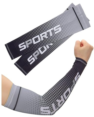 Armärmar för kvinnor män, ärmar | Tennisarmbågsstödsrem | tennisarmbågsstöd | armbågsstöd | armbågsskydd för tyngdlyftning, cykling, körning, 04-Svart, en storlek