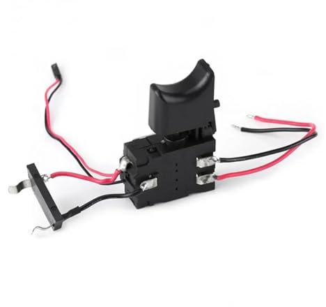 Hyuwdai 1 Llave de Impacto for Herramienta eléctrica de CC de 7,2-24 V con Interruptor de activación y Taladro inalámbrico