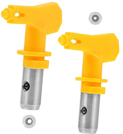 LIFKOME 2pcs Paint Sprayer Nozzle Tips for Walls High Pressure Airless Sprayer Nozzles Paint Gun Parts