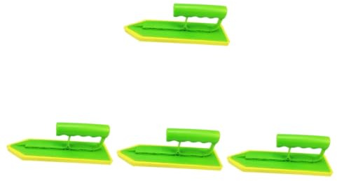 DIYEAH 4 Pezzi Frattone per Fughe Ceramica Utensile Maneggevole per Riempire Spazi tra Piastrelle Design Ergonomico con Comodo per Lavori Finitura e Cartongesso Strumento per