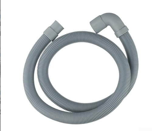 Niceminiwall Rallonge de tuyau flexible en PVC épais pour machine à laver, lave-vaisselle et autres applications, tuyau d'extension de tuyau de vidange (1,5 m)