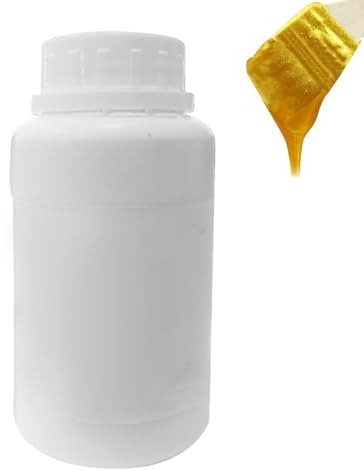Handgefertigtes Goldenes Gemälde -Langzeit -Water -Basis - -Farbe | Dekorative Flüssige Glänzende Goldwirkung | Ideal Für -Kreationen, Möbel, Führungskräfte, Künstlerische Projekte, Kunsth