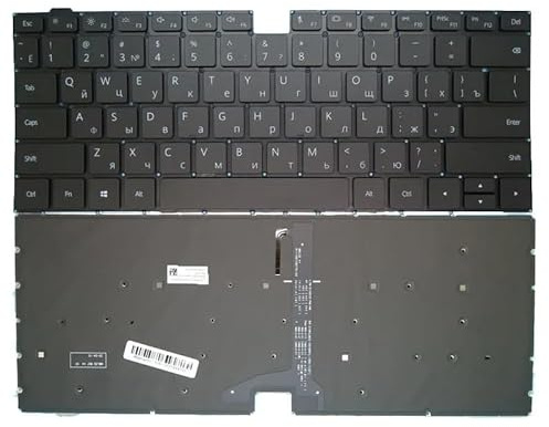 LFGOZSD Clavier rétroéclairé Noir pour Ordinateur Portable Huawei MateBook D 16 (RU/US/UK/TI/GR) pour HVY-WAQ9 et HVY-WAP9(United Kingdom UK)