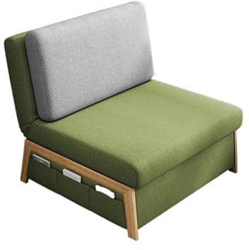 Modern Sleeper Chair Bed, Convertible, Utdragbara stolsängar med justerbart ryggstöd for vardagsrum, sovrum, hemmakontor Sovfåtölj(83cm)