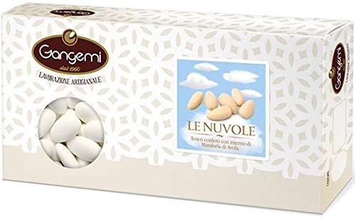 Gangemi LE NUVOLE AVOLA 37/38 - Teneri Confetti con interno di Mandorla di Avola Selezionata - 1kg Bianchi