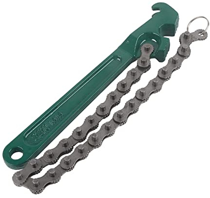 Madezz Auto Ölfilterschlüssel, 9inch Ölfilterschlüssel Chain Type Removal Universal Auto Autoreparaturwerkzeuge