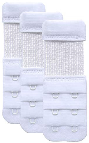 YARBAR 6 Pezzi Estensioni reggiseno 2 Ganci / 3 Ganci Reggiseno Extender Estensore Estensione Bra Reggipetto Cinturino
