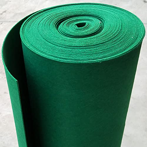 LPLND Qualität 3mm Dicker Filz Stoff, Filzstoff Bastelfilz Farbig Filz Blätter Vliesstoff 100 x 100 cm Kinder DIY Zubehör zum Handwerk Nähen Projekte(Color:dunkelgrün)