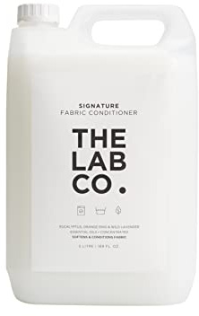 The Lab Co. Signature Laundry Fabric Conditioner 5 litre Plant based. Non-Toxic. Non-Bio. Fragranced with lavender and orange rind. For up to 320 washes