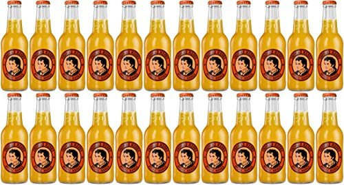 Thomas Henry Mystic Mango - geheimnisvoll exotisch - (24 x 0,2 l Glas MW) 24er Set Limonade zum Mixen deiner Longdrinks und Cocktails mit Rum, Tequila, Kräuterlikör & Co.
