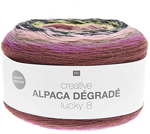 Rico Design Creative Alpaca Dégradé Lucky 8 Strickwolle 200g 800m