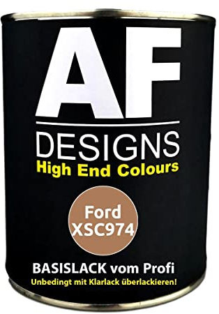 1L Autolack für Ford XSC974 Arizona Gold Metallic Autolack Spritzfertig