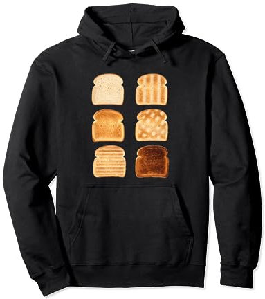 Types De Toasts I Pain Grillé Grille-pain Petit Déjeuner Sweat à Capuche
